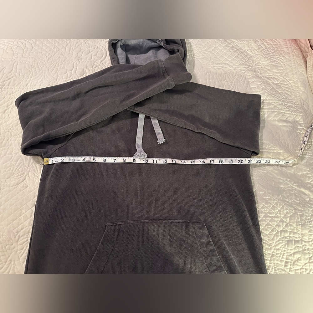 Mens The North Face Hoodie Sweatshirt Black Long Sleeve Cotton Blend Size Medium - Picture 4 of 5